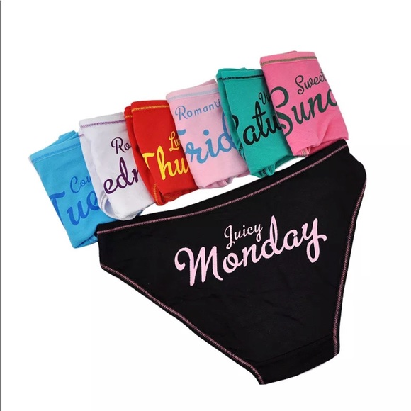 Intimates & Sleepwear 7 Pcs Weekend Sexy Bikini Panties Cotton